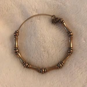 Alex and Ani Bamboo Gold Bracelet
